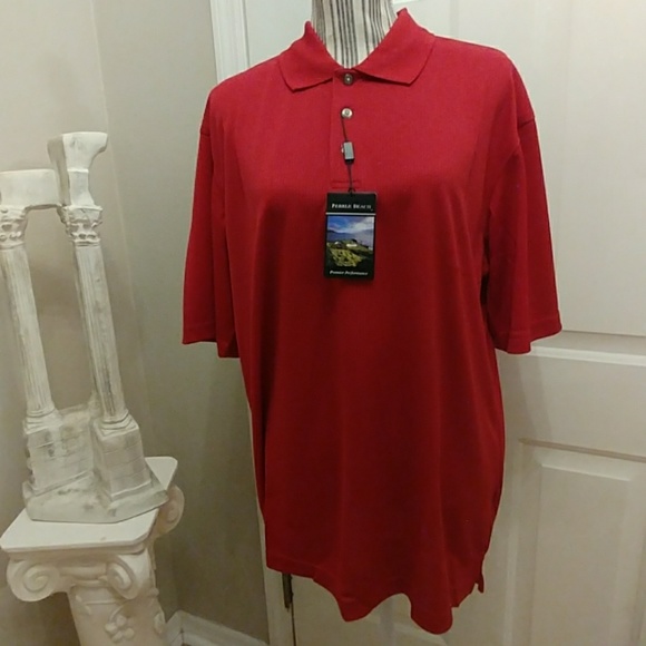 Pebble Beach Performance Golf ⛳ Shirt - Picture 1 of 6